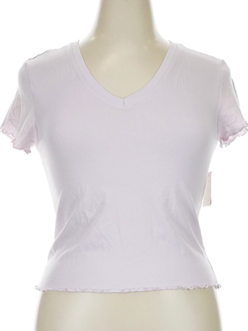 Urban Rebel - Lavender Tee with Lettuce Hem